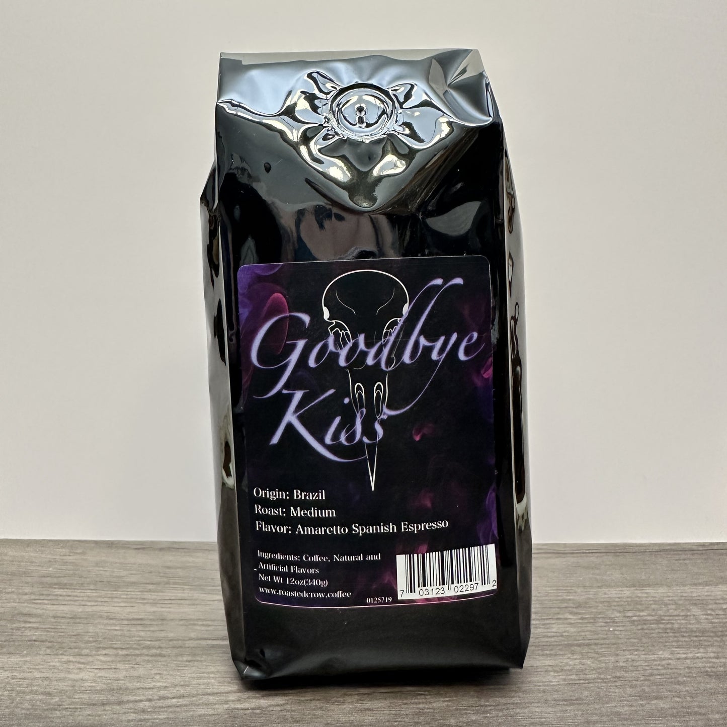 Goodbye Kiss whole bean coffee from The Roasted Crow