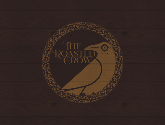 The Roasted Crow Coffee Wood Sign